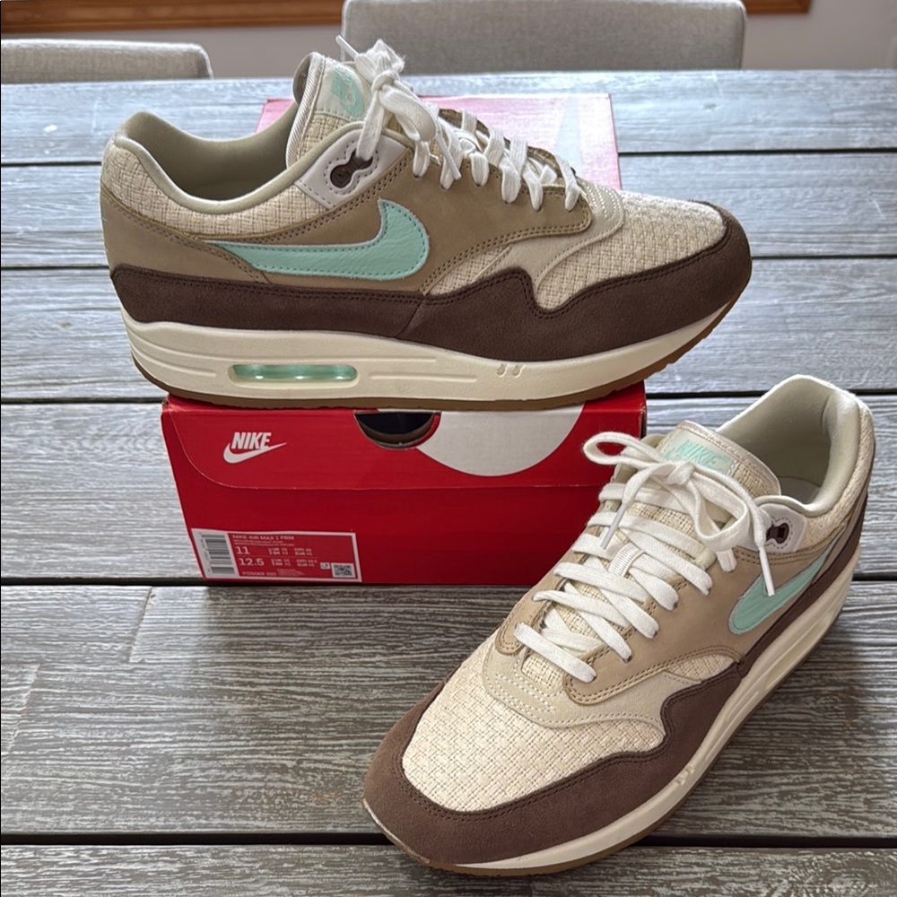 Nike Air max 1 PRM Crepe Brown (2022). Used, mens size 11.
